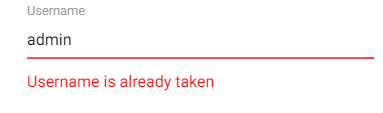 Username validator