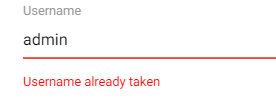 Exists error