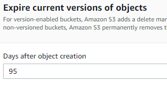 expire current versions of objects