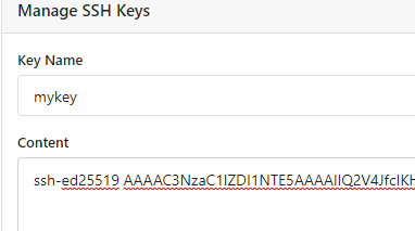 ssh key
