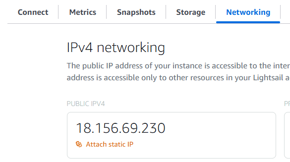 static ip address