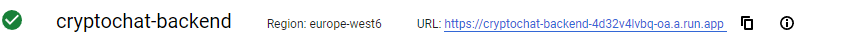 cloud run url