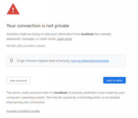 browser-self-signed-tls-warning-message